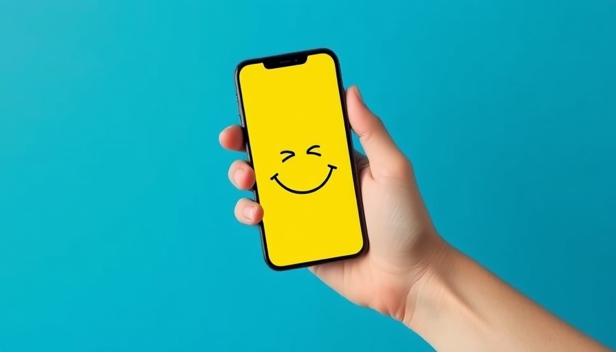 Enhancing customer experience visualized with phone and smiley face.