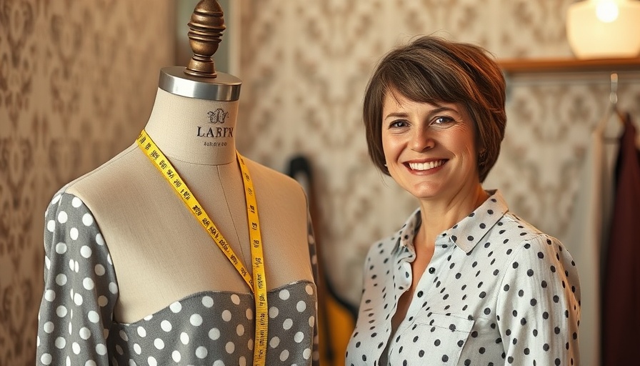 Smiling woman in retail setting enhancing the customer experience.