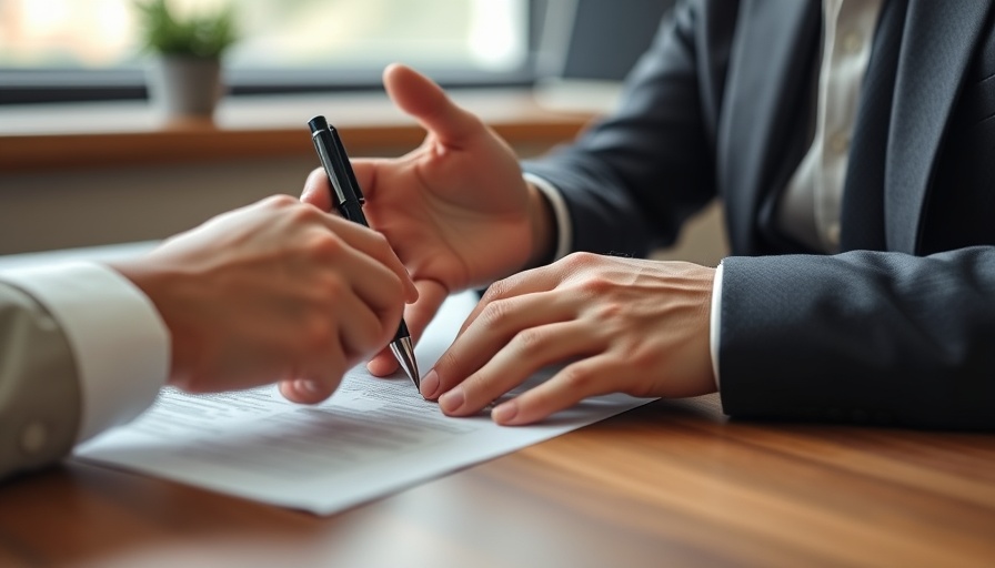 Franchisor vs Franchisee signing contract in a business meeting