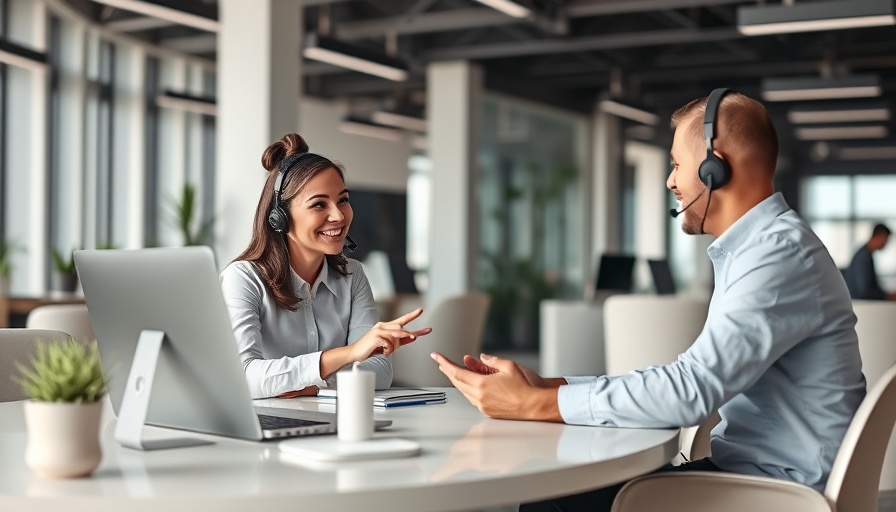 Flexjet customer service transformation in modern office setting.