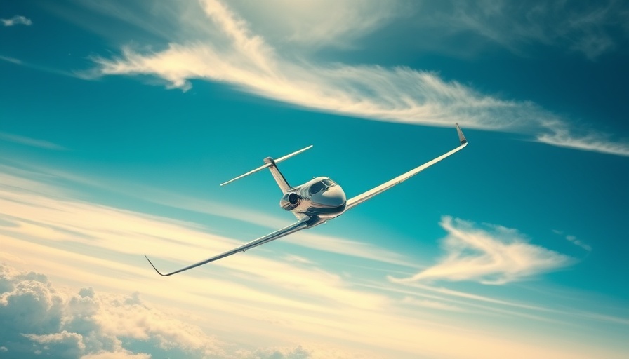 Private jet contrail in clear blue sky, highlighting benefits of private jet rental.