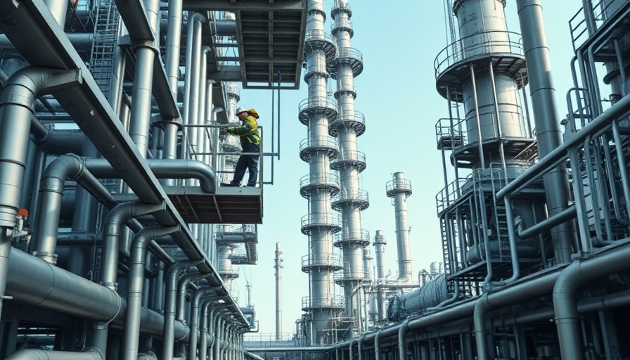 OPEC Plus oil production increase visualized at an industrial refinery.