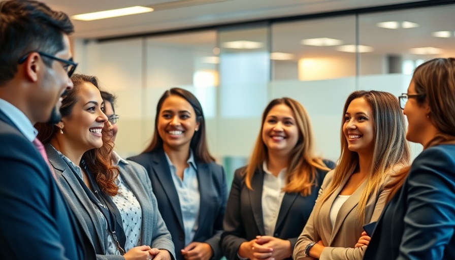 Business team discussing customer retention strategies in a modern office.