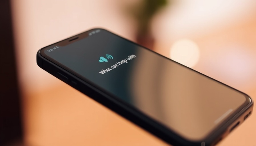 Generative AI interface on smartphone aids time management.