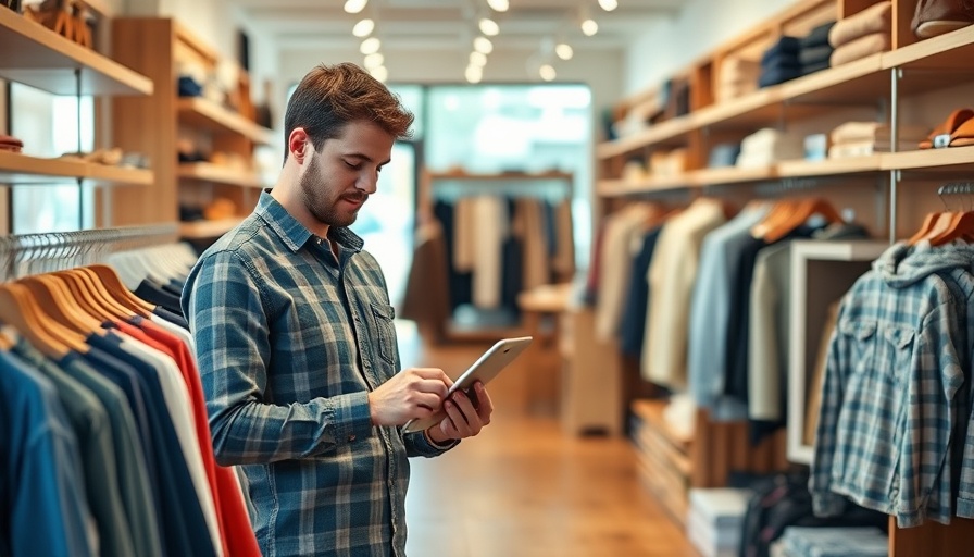 Small business owner using tablet in boutique showcasing benefits of small business LLCs.