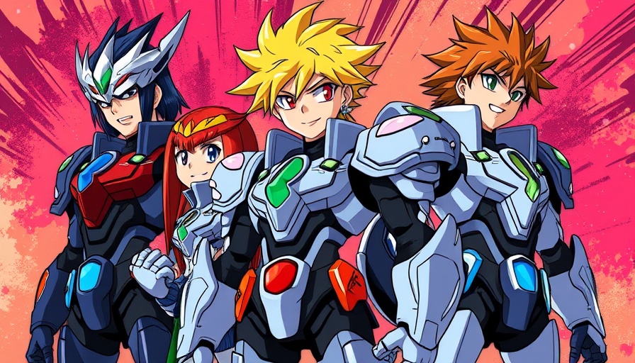 Kaiju No. 8 THE GAME anime characters in futuristic armor.