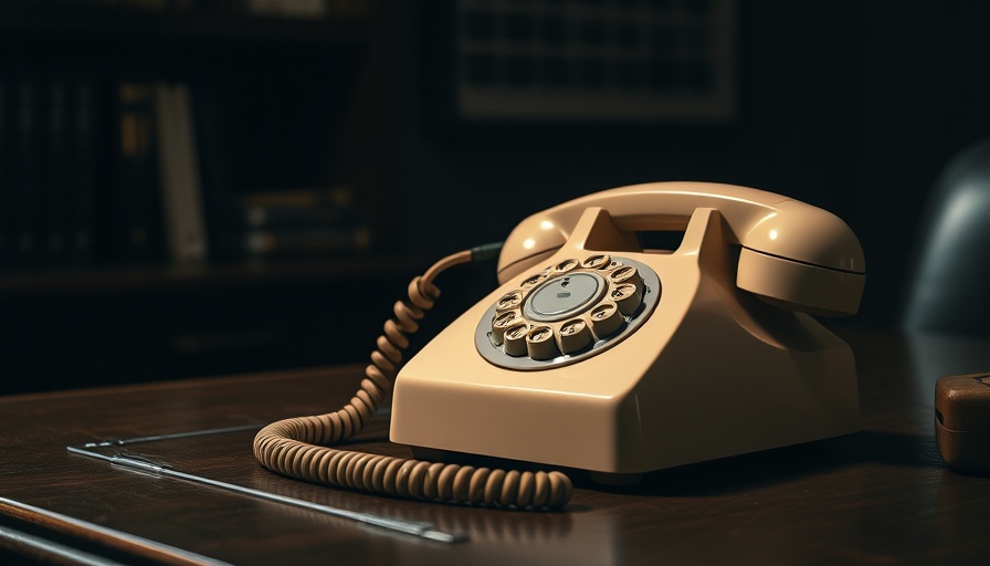 Vintage telephone symbolizing communication in prison-to-ICE deportation pipeline.