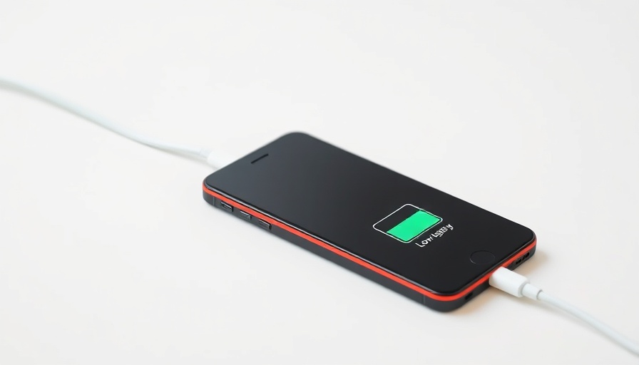 Smartphone charging symbolizing smartphone-dependent culture.