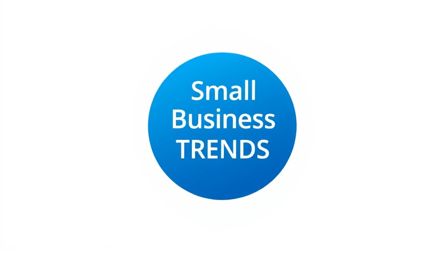 Blue Small Business TRENDS logo with a minimalist design.