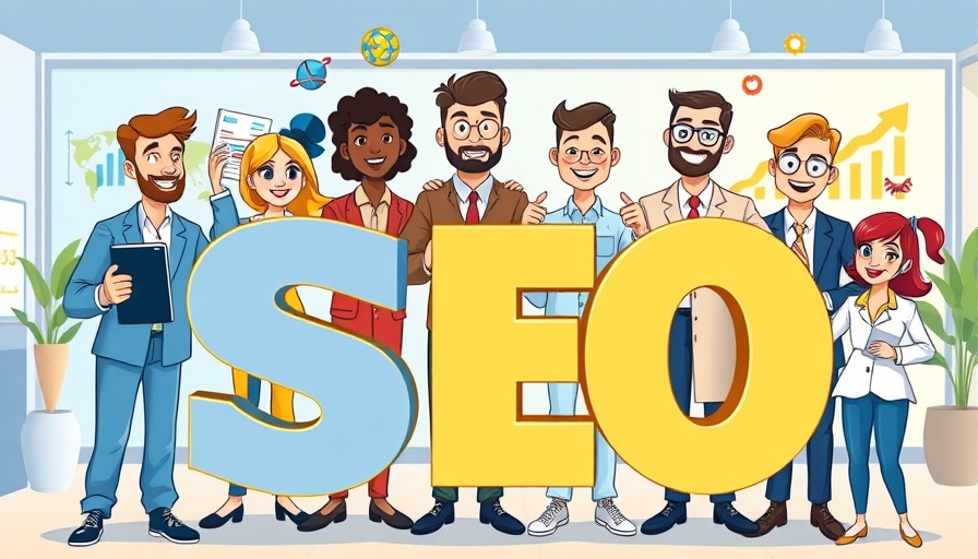 SEO experts illustration for digital marketing transformation