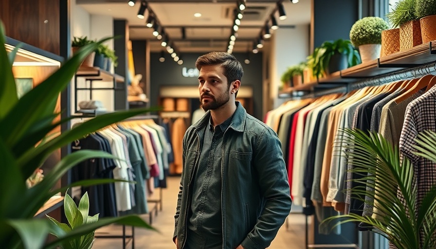 Man in boutique shopping, related to how to promote your blog.