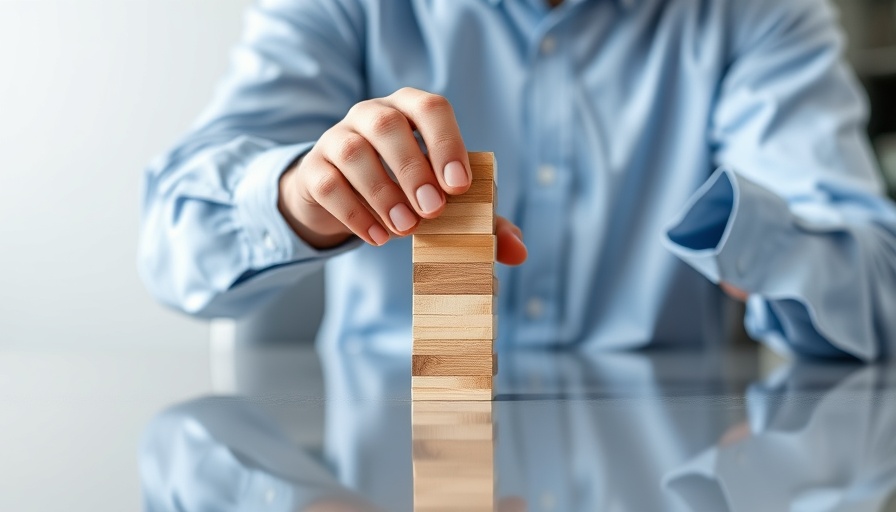 Precision stacking of wooden blocks representing effective corporate logo designs.