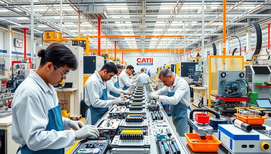 Apple American Manufacturing Program in action on factory floor.