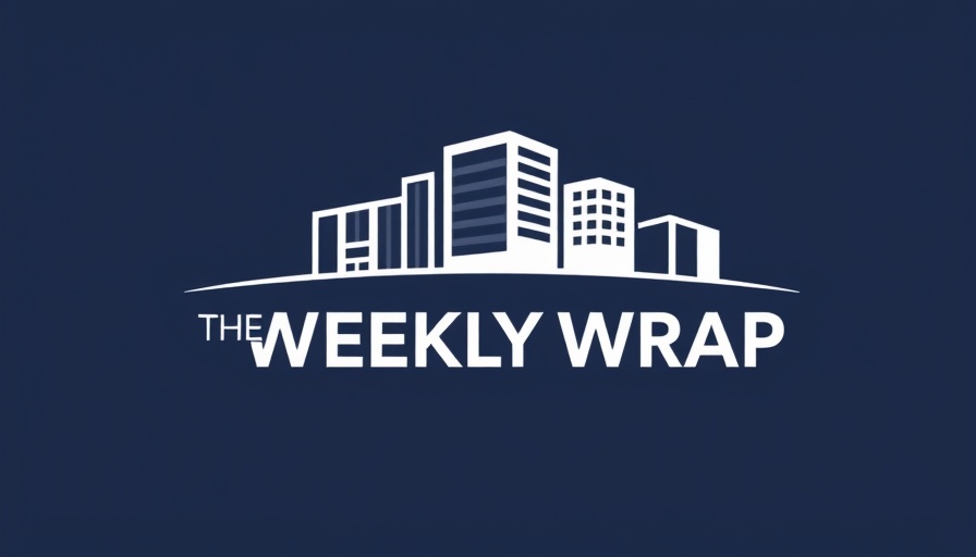 Logo of The Weekly Wrap on a navy blue background.