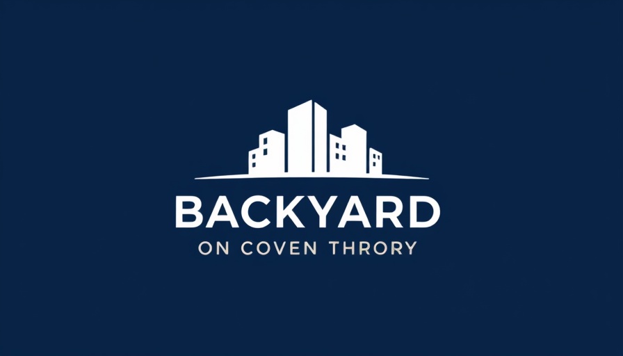 Logo with city buildings and 'BACKYARD' text, rent reporting context.