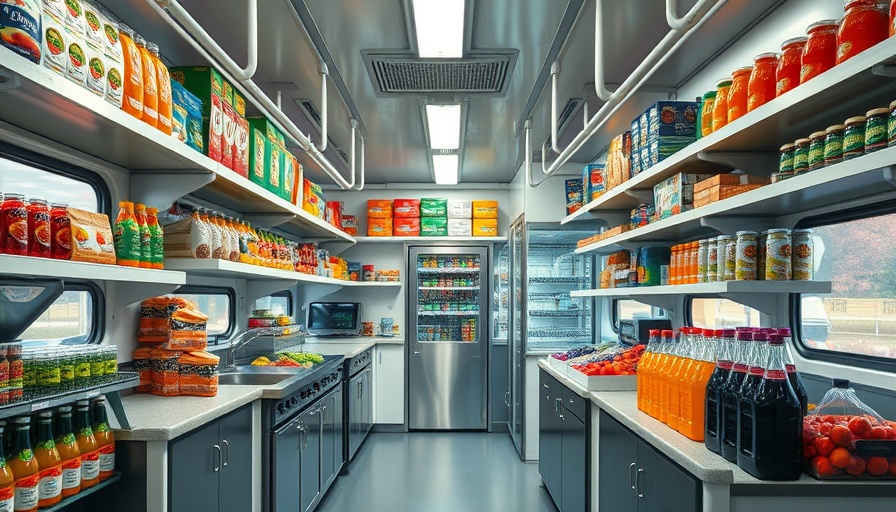 Mobile grocery store addressing food insecurity solutions in Kentucky.