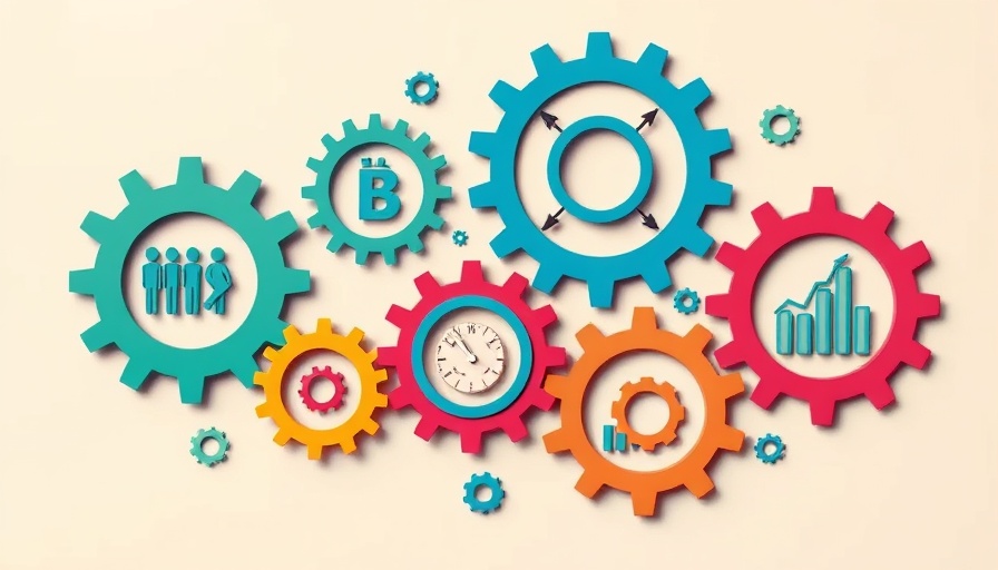 Talent management strategies for CEOs illustrated with gear icons.