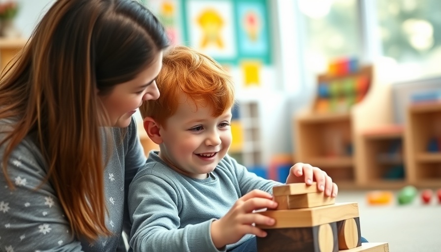 Interactive learning process in training and development with colorful toys.