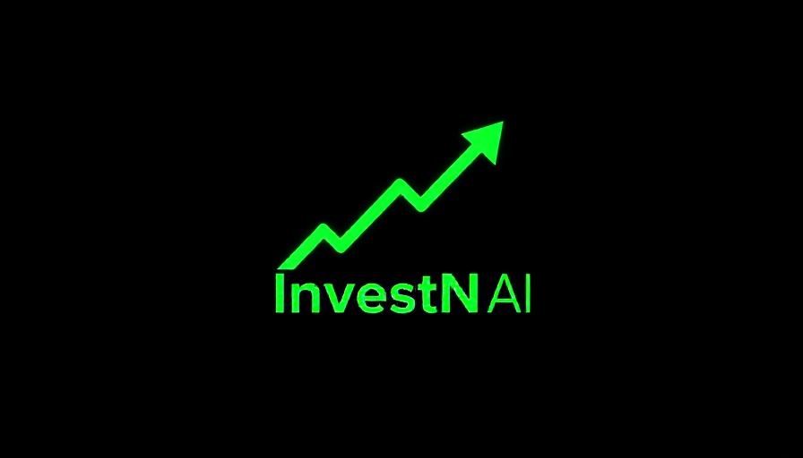 Futuristic green InvestN AI logo on black background, AI Trading Technology