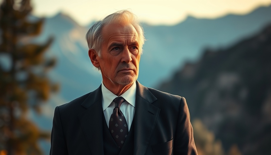 Federal Reserve independence challenges depicted with thoughtful older man outdoors