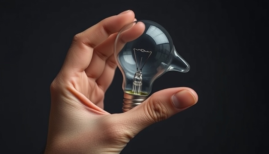 Hand with light bulb symbolizing Effective Online Onboarding Process.