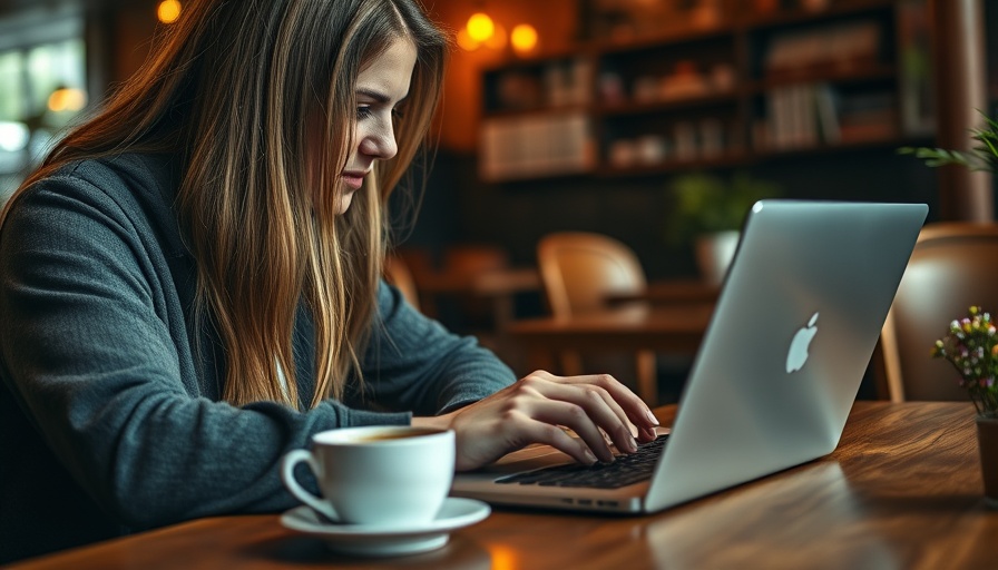 Individual working on a laptop in a cozy café, development programs