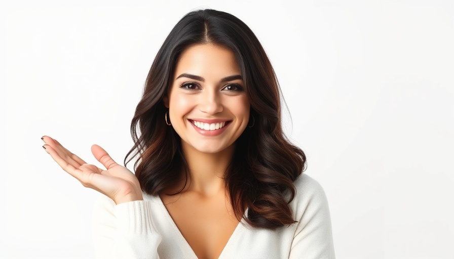 Confident woman smiling, showcasing emotional intelligence in leadership.