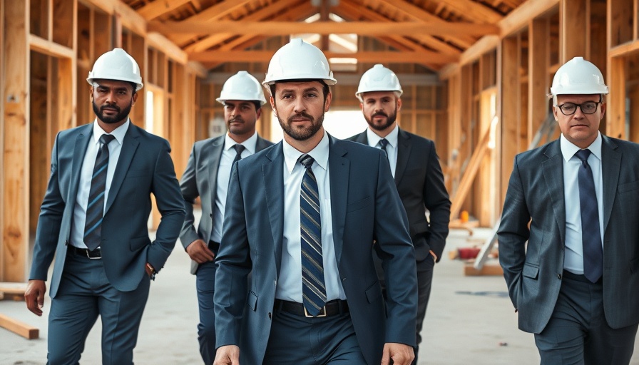 Group inspecting site, related to Trump Plan Pack Fed Loyalists, construction setting.