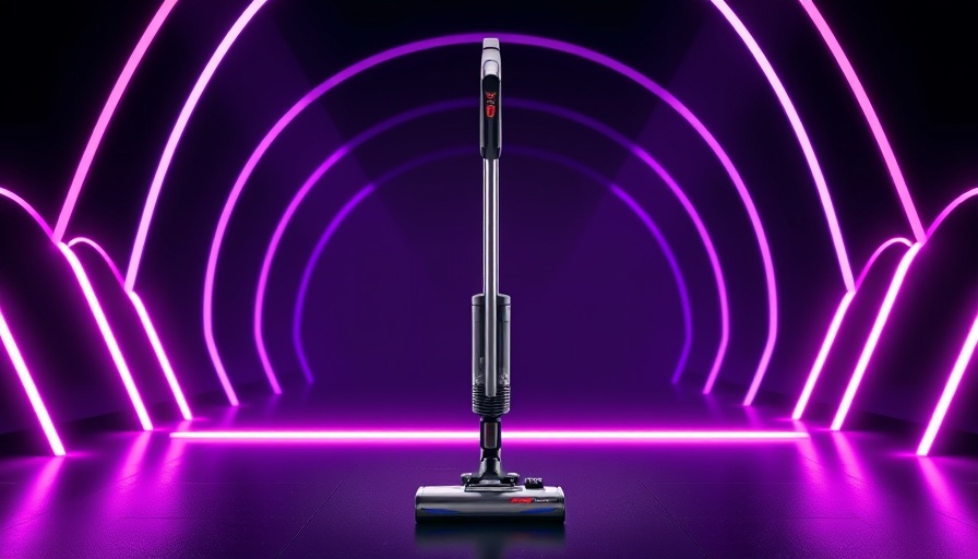 Eureka TikTok Shop Super Brand Club promotion with sleek vacuum cleaner.