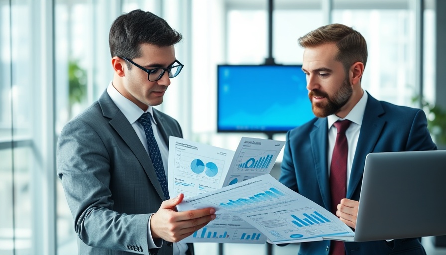 Professionals analyzing cash flow management software data in office