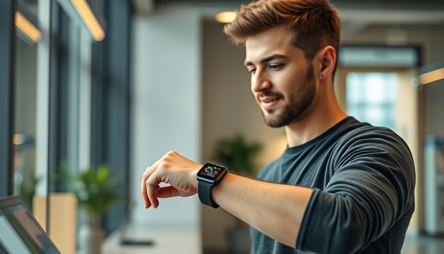 Point of Sale Software in action with a smartwatch.