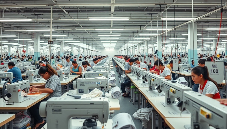 China's textile factory workers, symbolizing exports to Africa surge.
