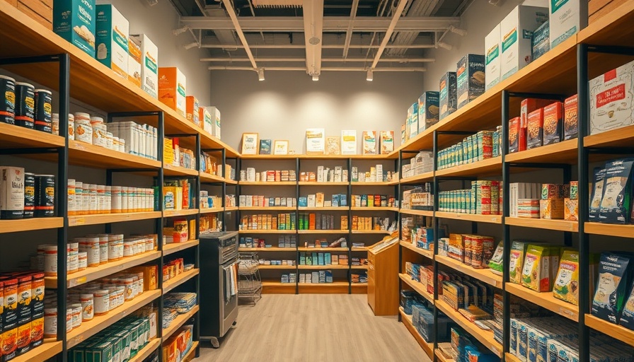 Organized retail store with efficient inventory rotation.