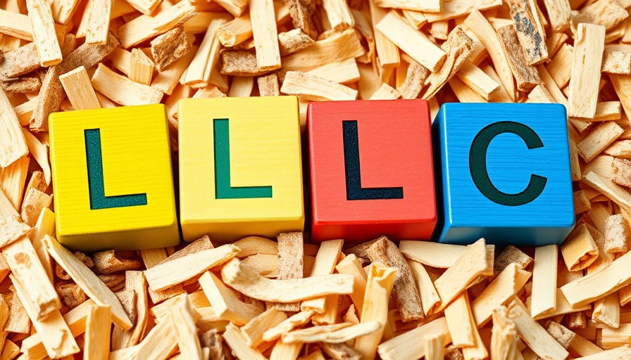 Convert Your Co to an LLC with wooden blocks on shavings.
