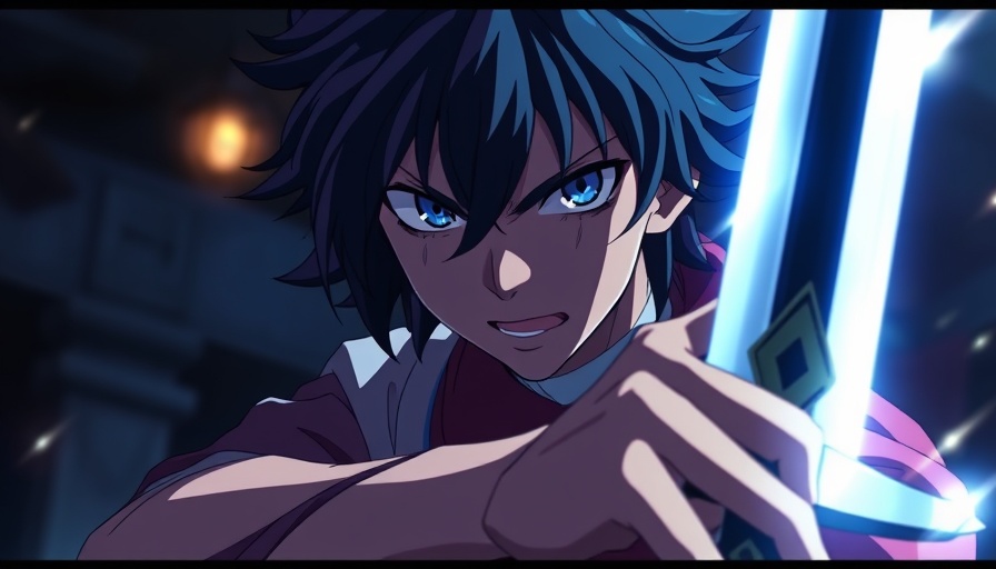 Anime character dramatically holding a sword, Infinity Castle box office success.