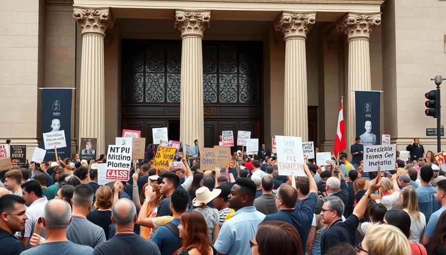 Protest outside Jimmy Kimmel Live studio amid Jimmy Kimmel return.
