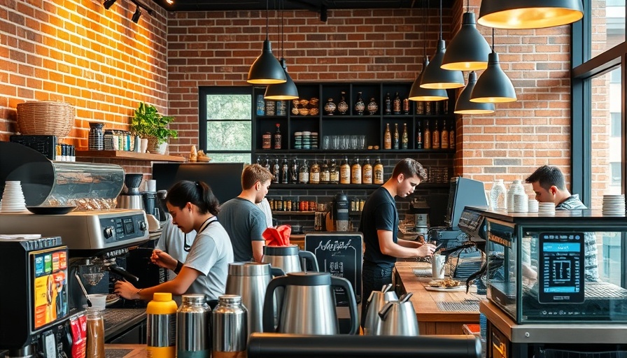 Coffee shop baristas exemplifying talent-first strategy importance.