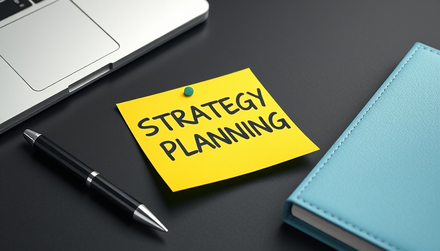 Colorful retention strategy note with a pen and notebook.