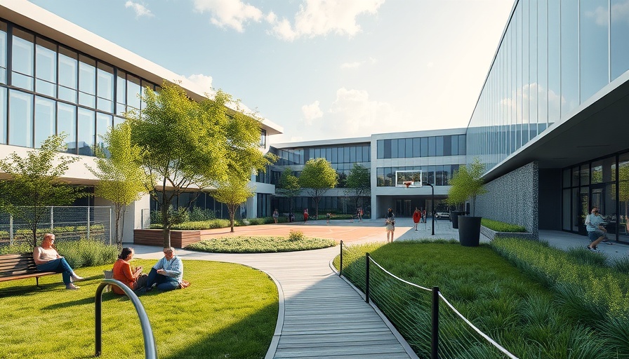 Modern landscape architecture technology in outdoor wellness space.