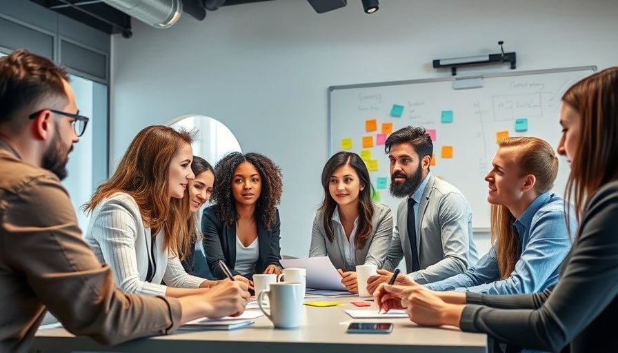 Team collaboration meeting in a modern office for onboarding strategy.