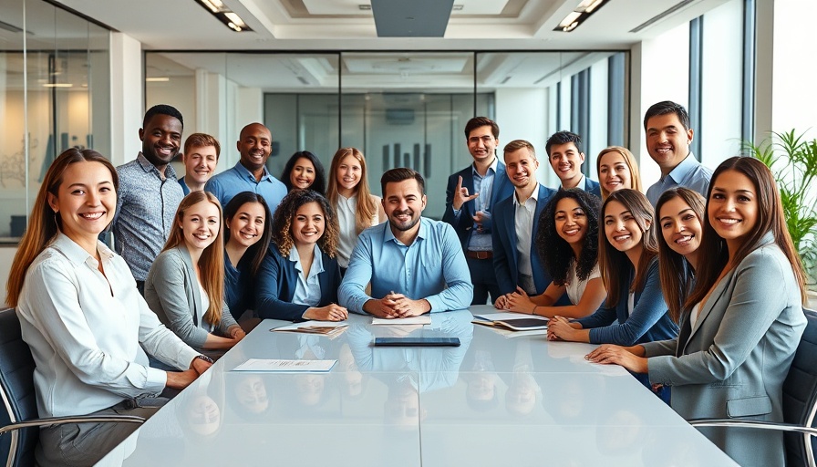Diverse team in modern office demonstrating effective training plan for employees.