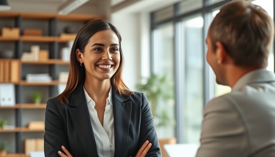 Professional woman discussing effective onboarding programs for new hires.