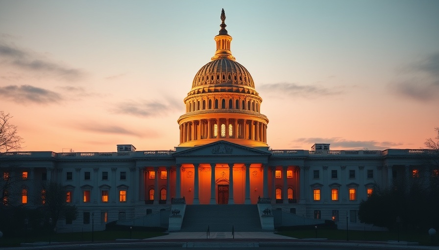 US Capitol building at sunset, government shutdown context.