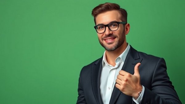 Trump Gold Card immigration explanation by professional man in suit.