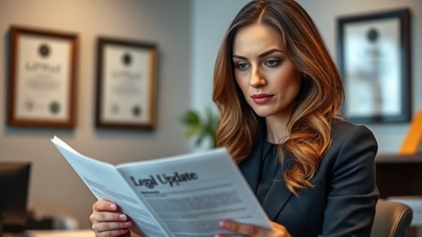 Woman reading legal update on USCIS Adjudication Pause Lawsuit