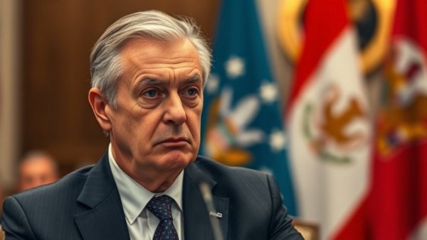 Older man looking concerned at government meeting, linked to jobs report recession stagflation discussion.