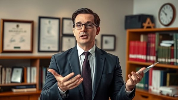 Risks for Green Card Holders Traveling Abroad presentation in an office.