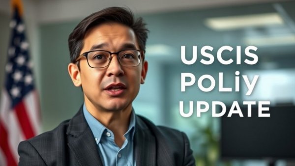 USCIS policy update video with professional speaker.