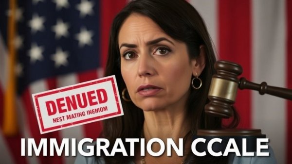 Video on USCIS denials 2026 with concerned narrator and denial imagery.