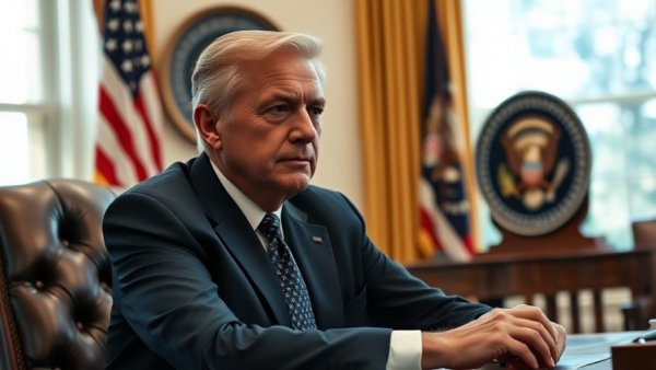 Older man in Oval Office during Trump mass White House pardons.